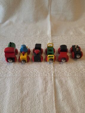 Vintage BRIO Wooden Toy Trains From The 1970s And 1980s